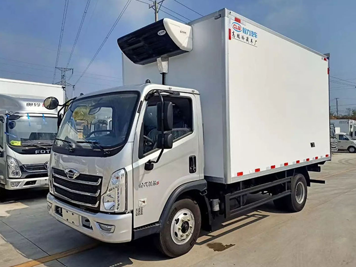 國六福田時(shí)代領(lǐng)航6藍(lán)牌冷藏車