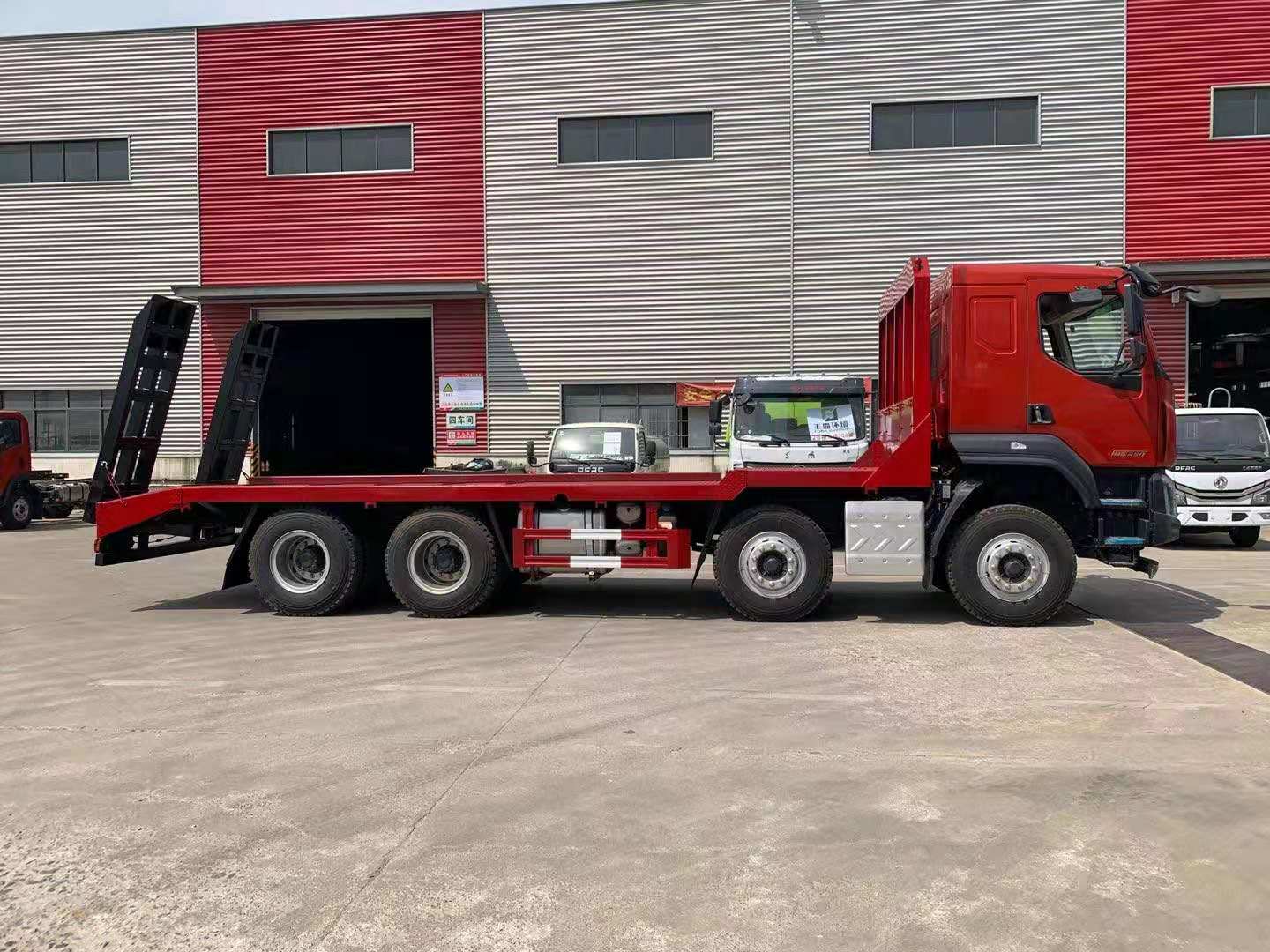 國六東風(fēng)柳汽乘龍前四后八平板運(yùn)輸車