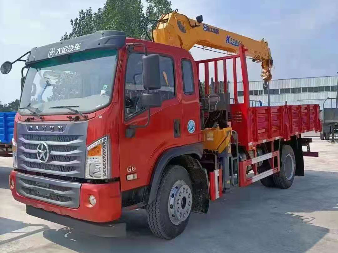 大運G6國六單橋徐工6.3噸隨車吊