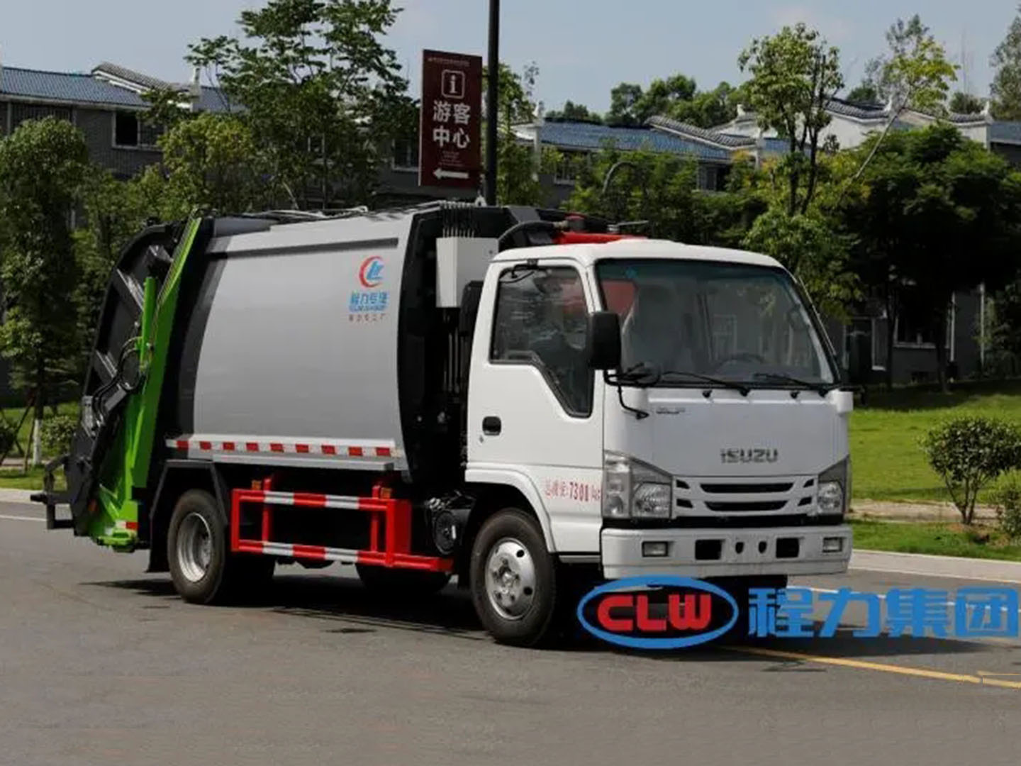 國(guó)六五十鈴6方壓縮垃圾車(chē)