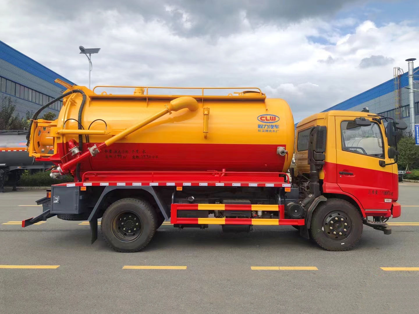 國六東風天錦KS清洗吸污車