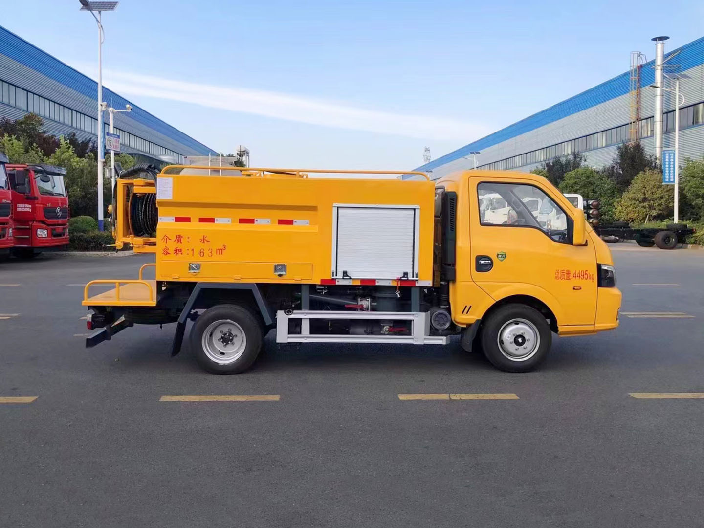 國六東風途逸高壓清洗車