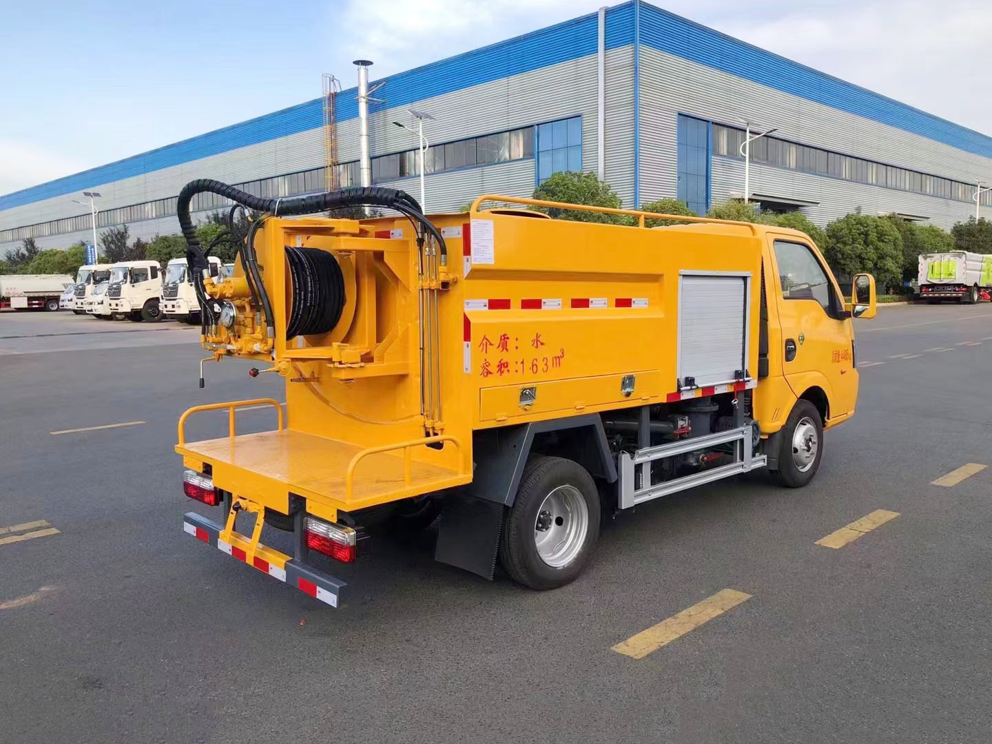 國六東風途逸高壓清洗車