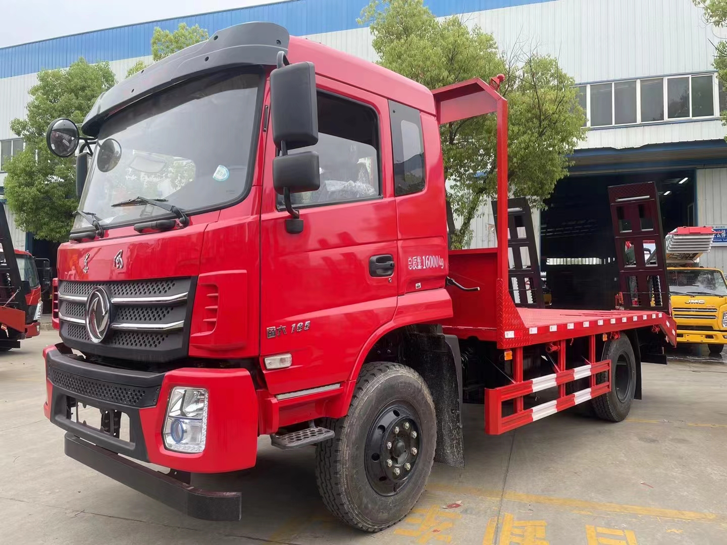 國六東風K6單橋平板運輸車