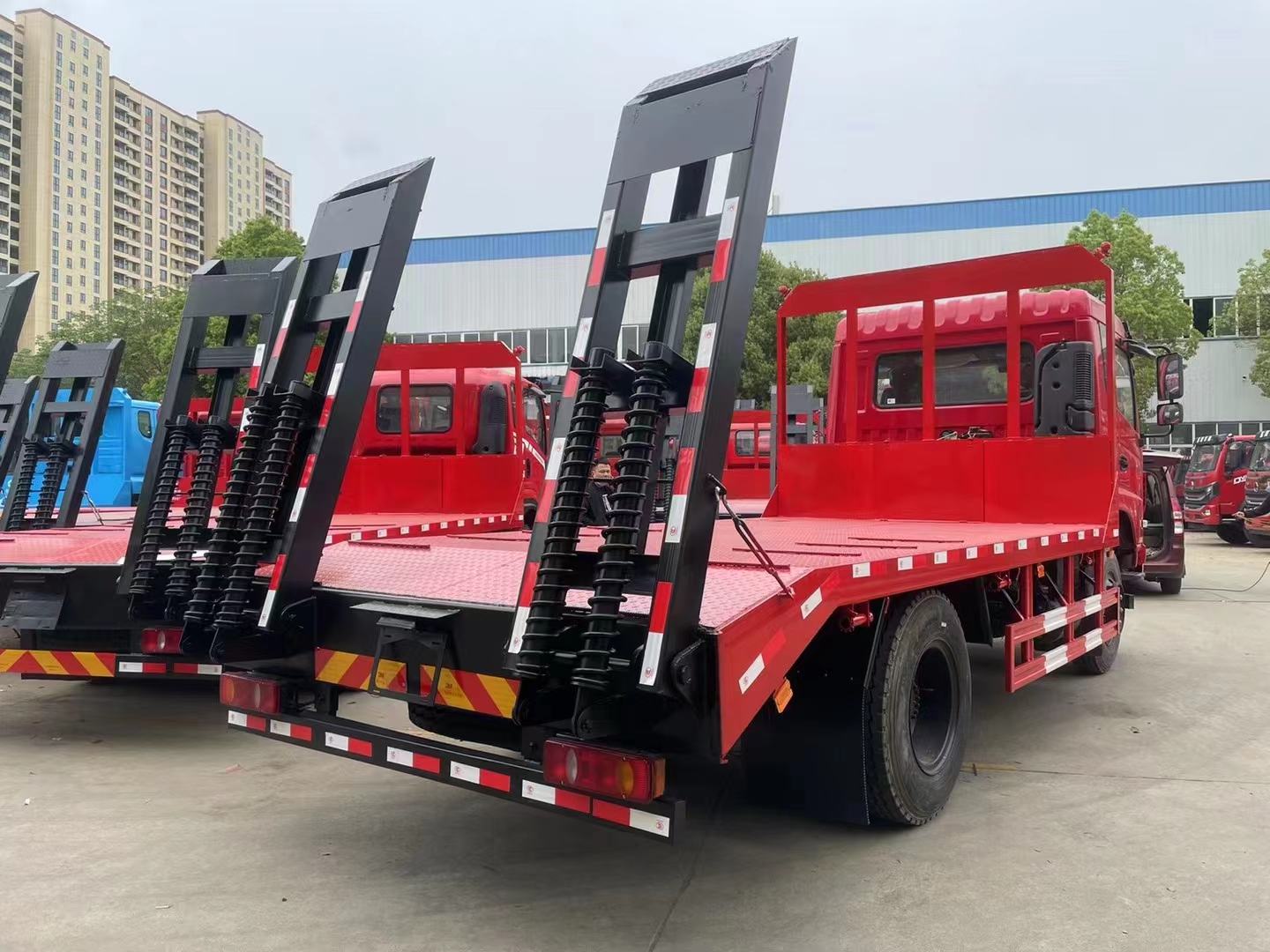 國六東風K6單橋平板運輸車