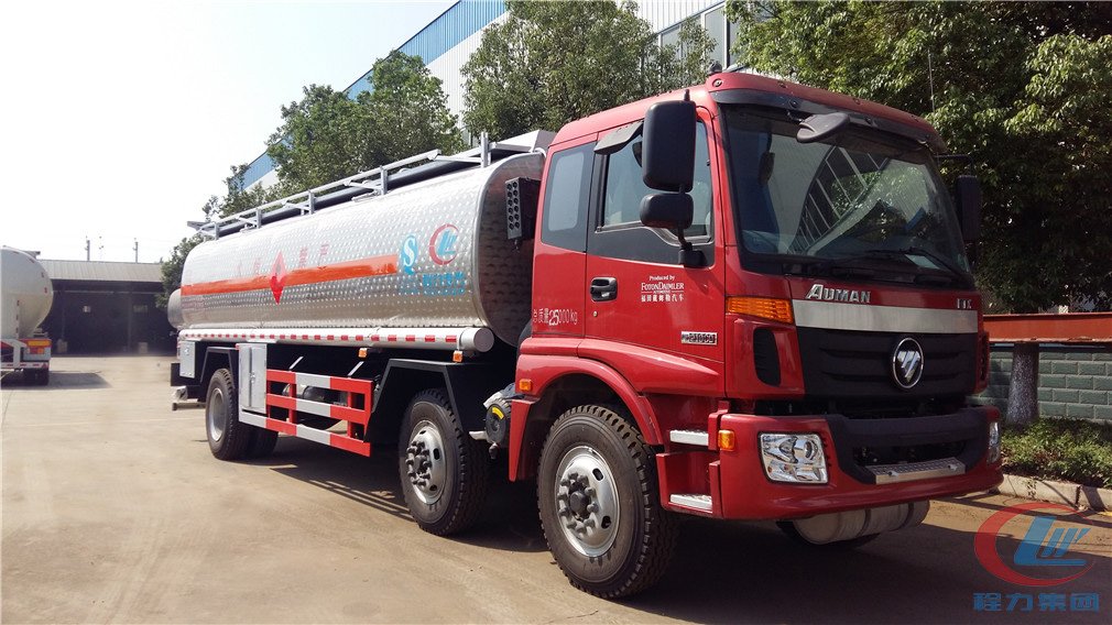 程力福田歐曼小三軸(26方)鋁合金運油車側面圖