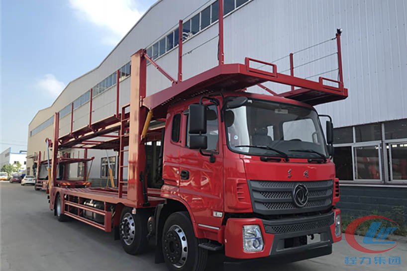 東風小三軸轎運車側(cè)面圖