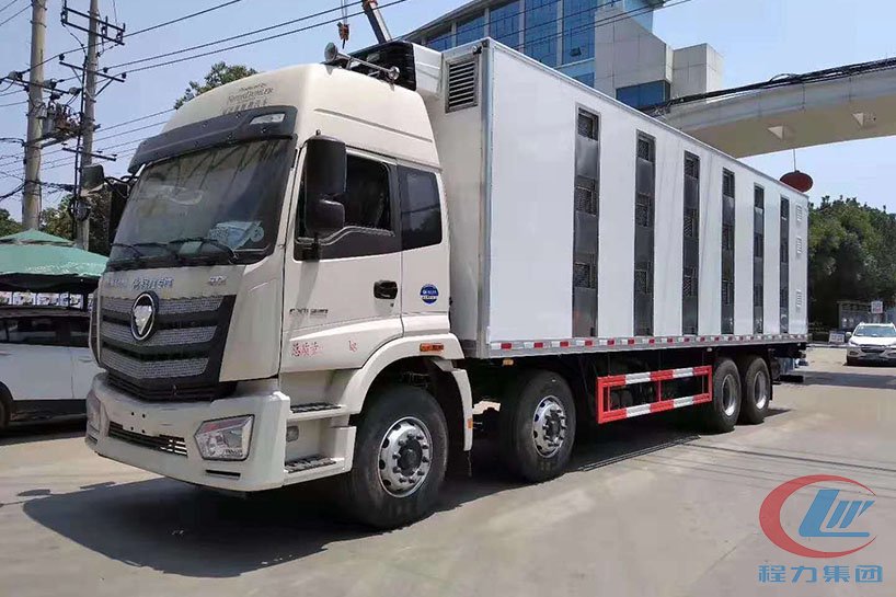 禽運(yùn)車側(cè)面圖